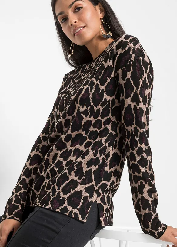 Jacquard trui, bonprix