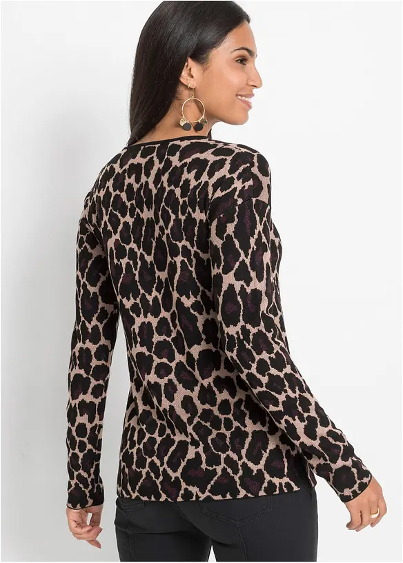 Jacquard trui, bonprix