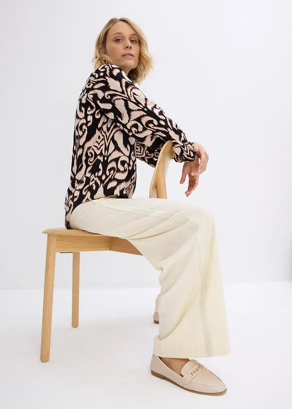 Tuniekblouse van soepele viscose, bonprix