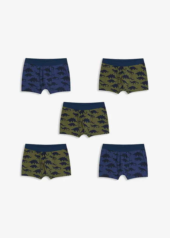 Boxer met zacht katoen (set van 5), bonprix