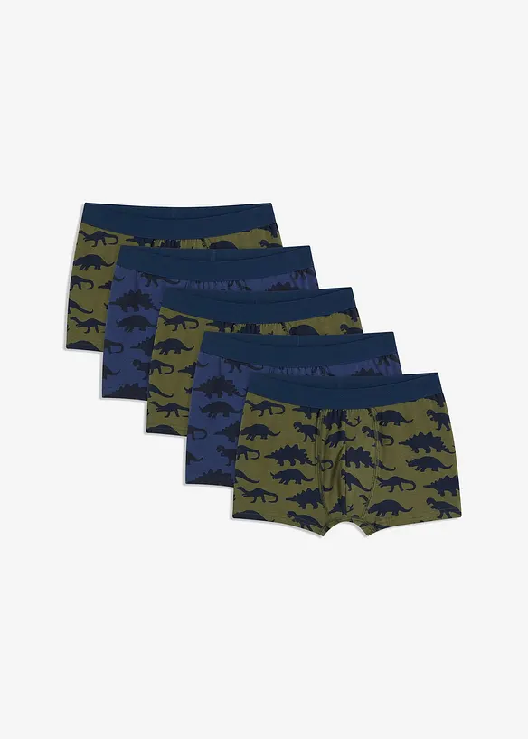 Boxer met zacht katoen (set van 5), bonprix
