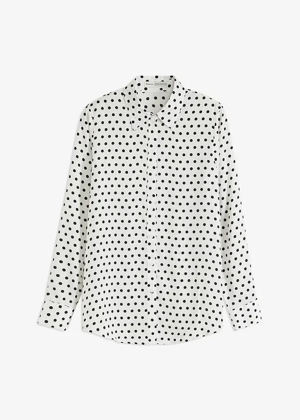 Blouse van fijne satijn, bonprix