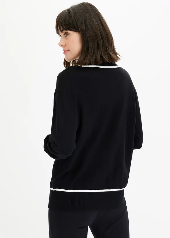 Vest met V-hals, bonprix