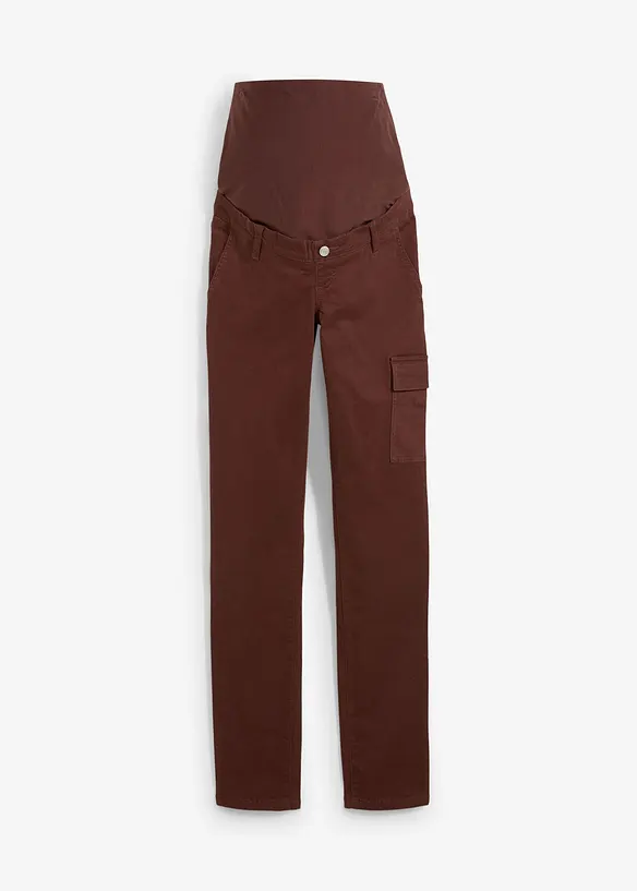 Zwangerschapsbroek met biologisch katoen, straight, bonprix