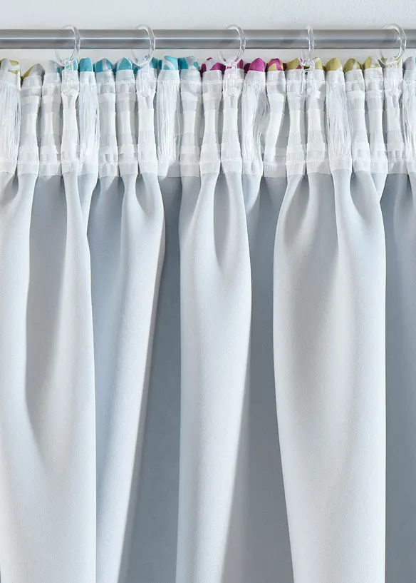 Verduisterend gordijn met print met gerecycled polyester (1 stuk), bonprix