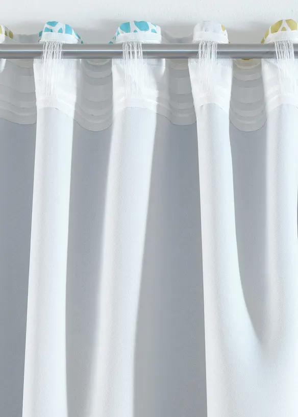 Verduisterend gordijn met print met gerecycled polyester (1 stuk), bonprix
