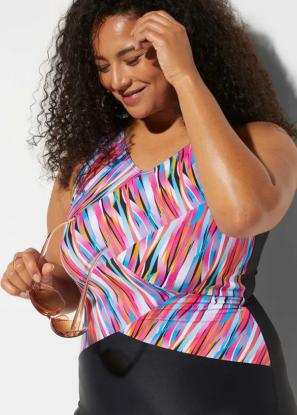 Corrigerend badpak met pijpjes, licht corrigerend, bonprix