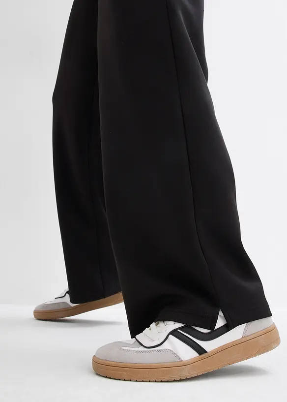 Jersey broek van stevige interlock, bonprix