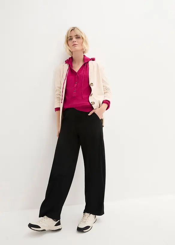 Mousseline blouse van katoen, bonprix