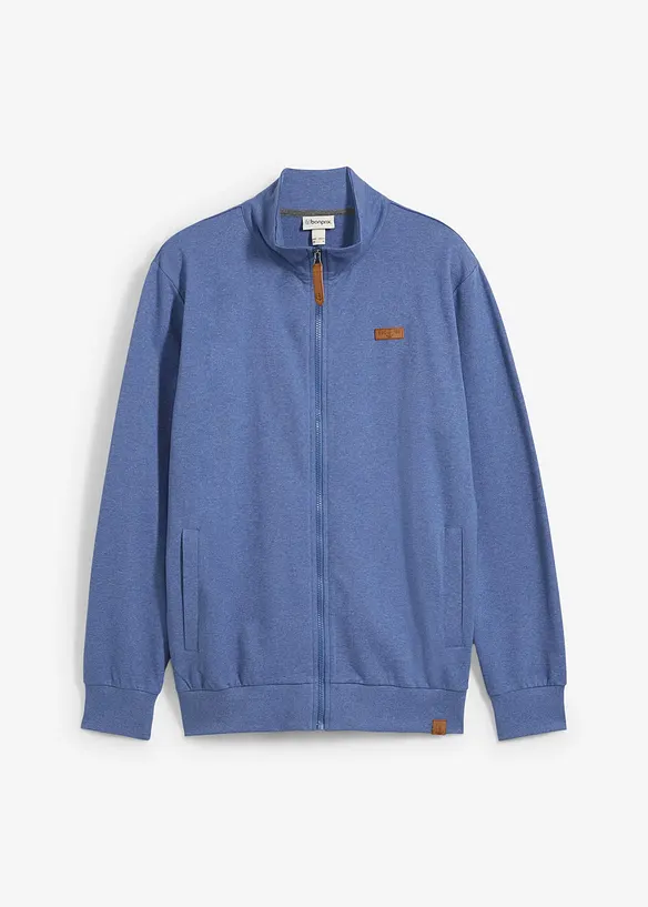 Sweatvest met opstaande kraag, bonprix