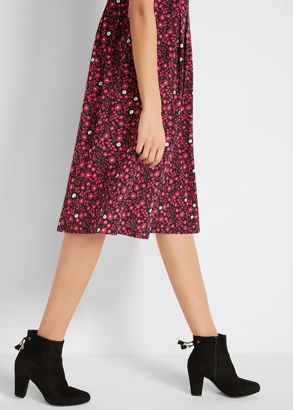 Midi jurk van katoen-jersey, bonprix