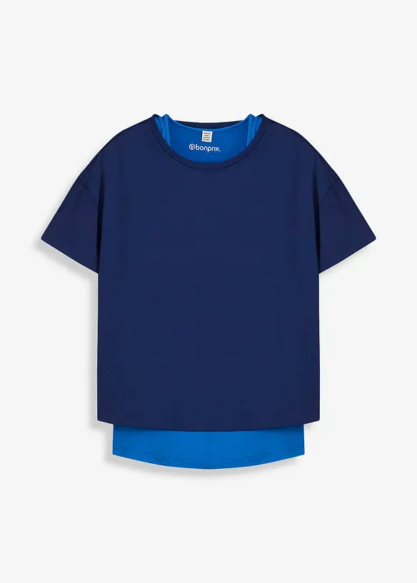 2-in-1 sportshirt, sneldrogend, bonprix