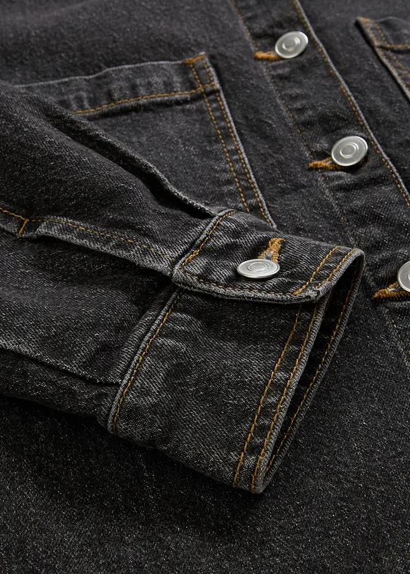 Denim shacket, oversized, bonprix