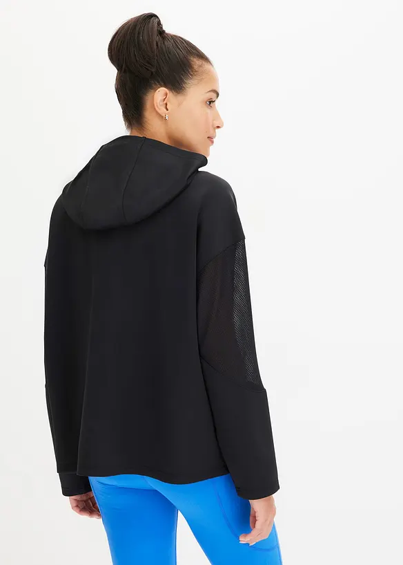 Oversized sportjas met transparant mesh, bonprix