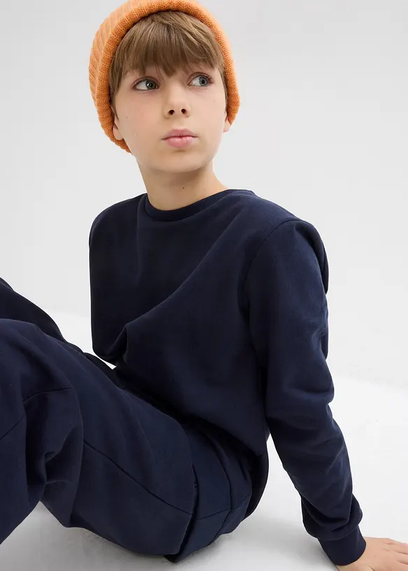 Sweatshirt van zachte katoenmix (set van 2), bonprix