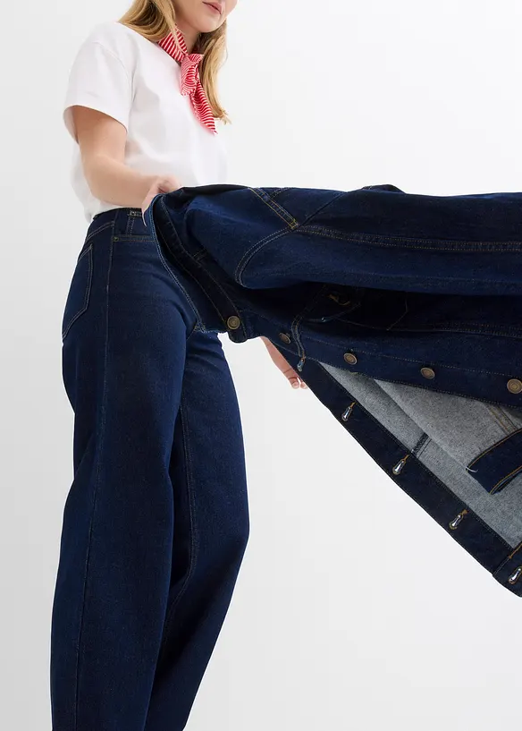 Balloon jeans, mid waist, full length, bonprix