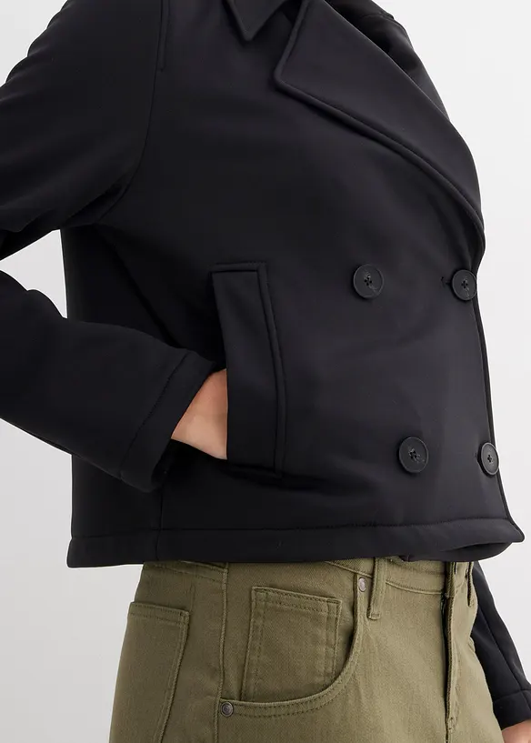 Jas met contrasterende capuchon, bonprix
