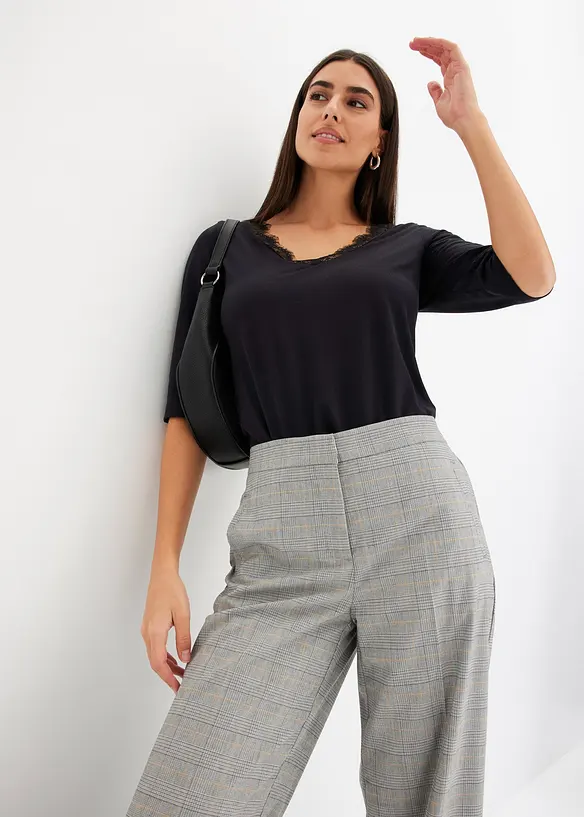 Shirt met kant, bonprix