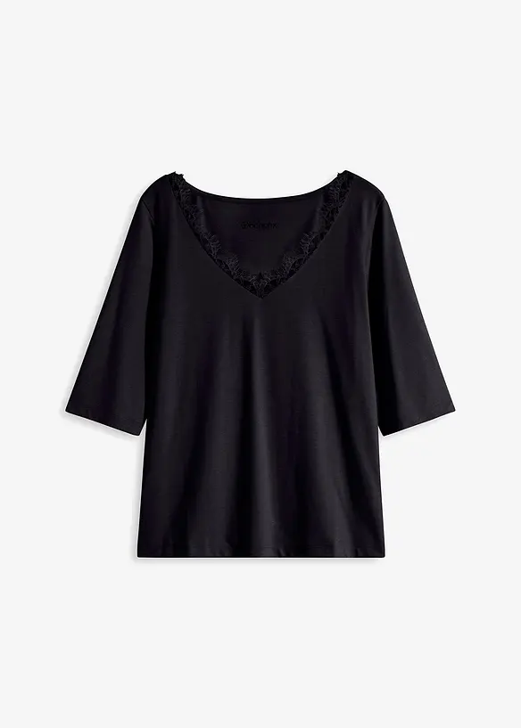 Shirt met kant, bonprix