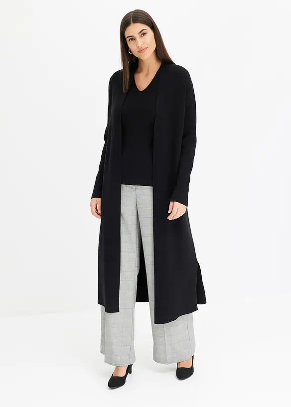 Lang vest met viscose, bonprix