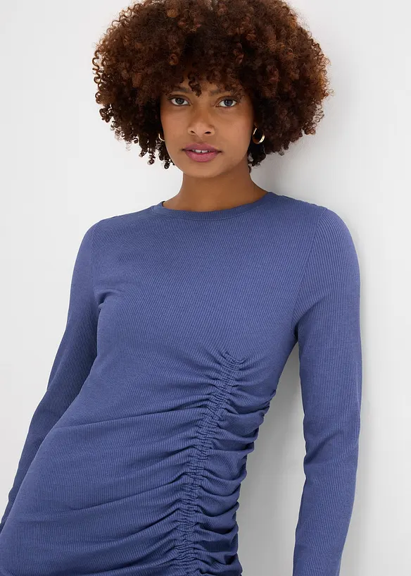 Shirtjurk met plooitjes, bonprix