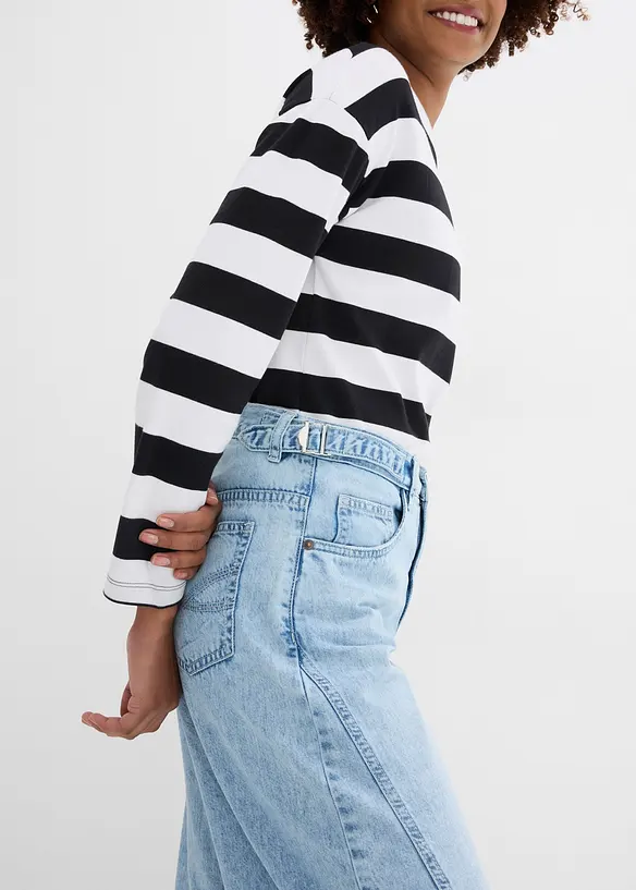 Balloon jeans, mid waist, bonprix
