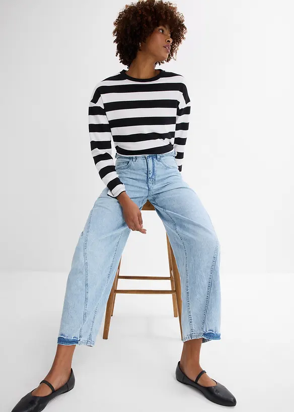 Balloon jeans, mid waist, bonprix