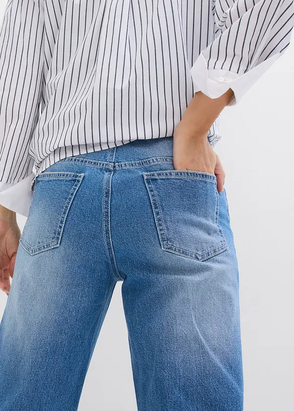 Straight jeans, high waist, bonprix
