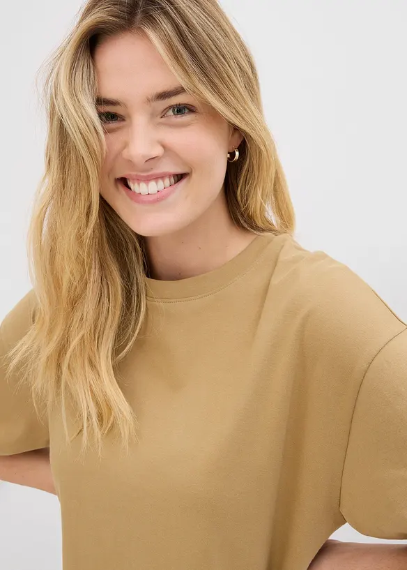 Longshirt van interlock, bonprix