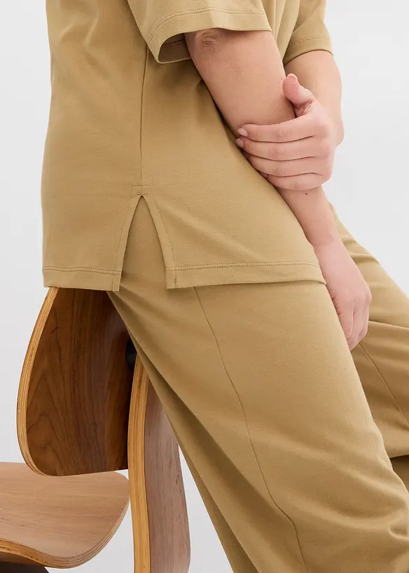 Longshirt van interlock, bonprix