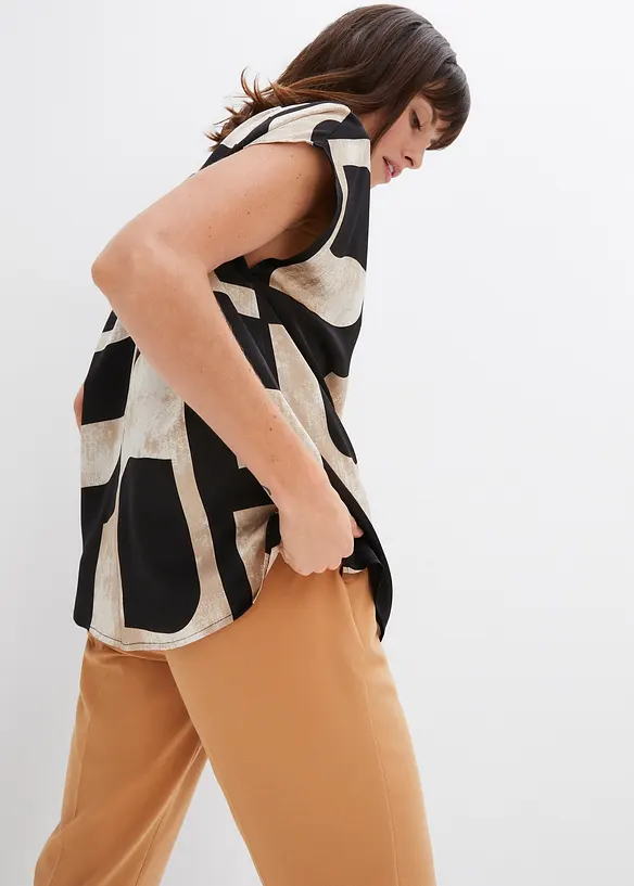Satijnen tuniekblouse, bonprix
