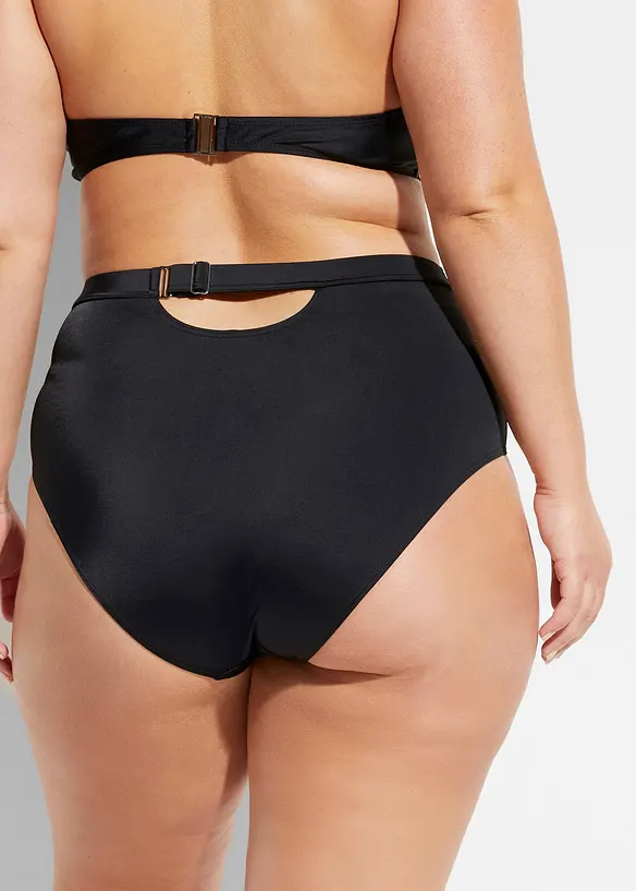High waist bikinibroekje met verstelbare tailleband, bonprix