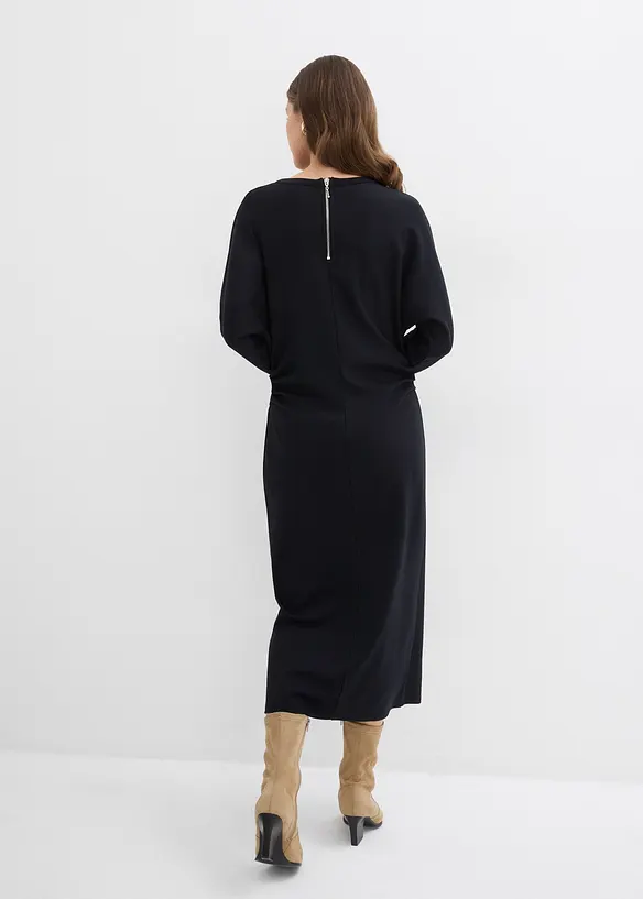 Midi jurk van comfortabel Punto di Roma, bonprix