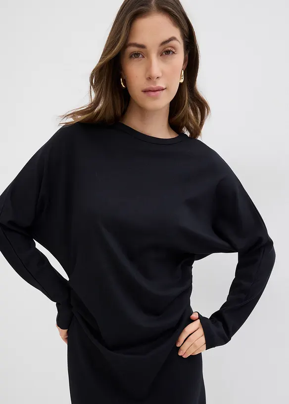 Midi jurk van comfortabel Punto di Roma, bonprix