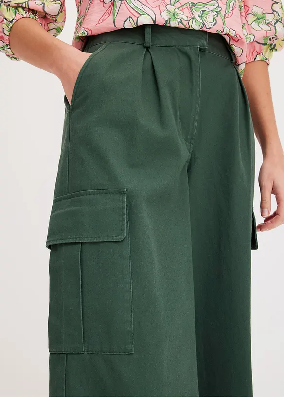 Cargo broek van puur katoen, bonprix