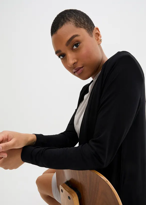 Lang shirtvest van zachte viscose, bonprix