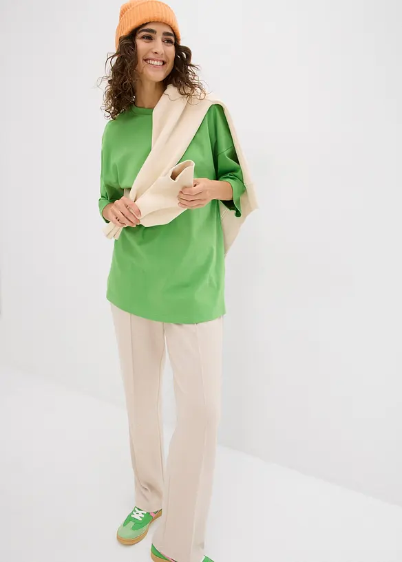 Longshirt van interlock, bonprix