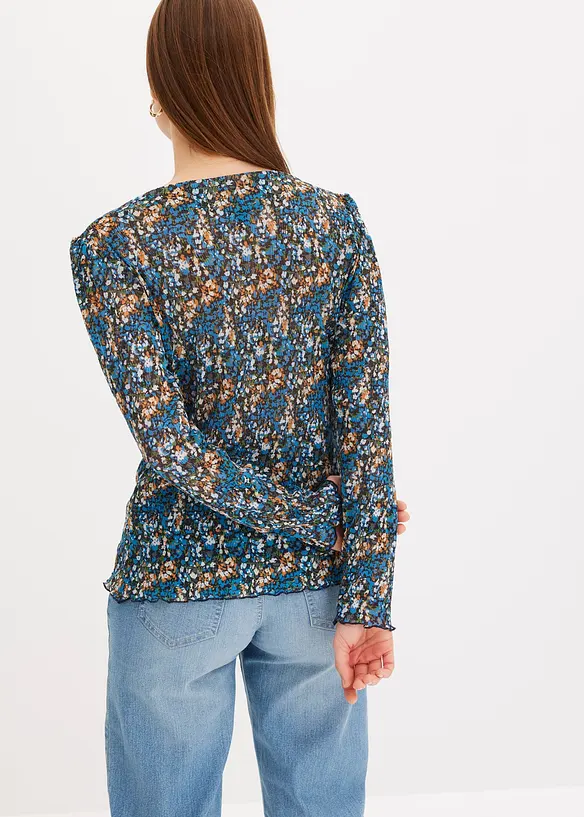 Longshirt van mesh, bonprix
