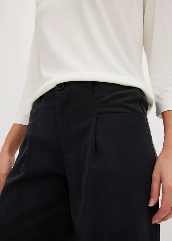 Palazzo broek met comfortabel tailleband, bonprix