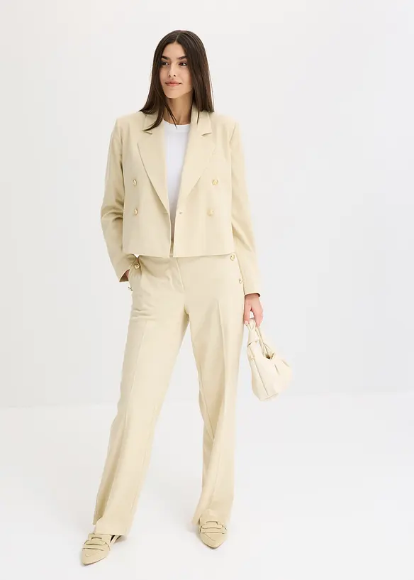 Korte blazer met sierknopen, bonprix