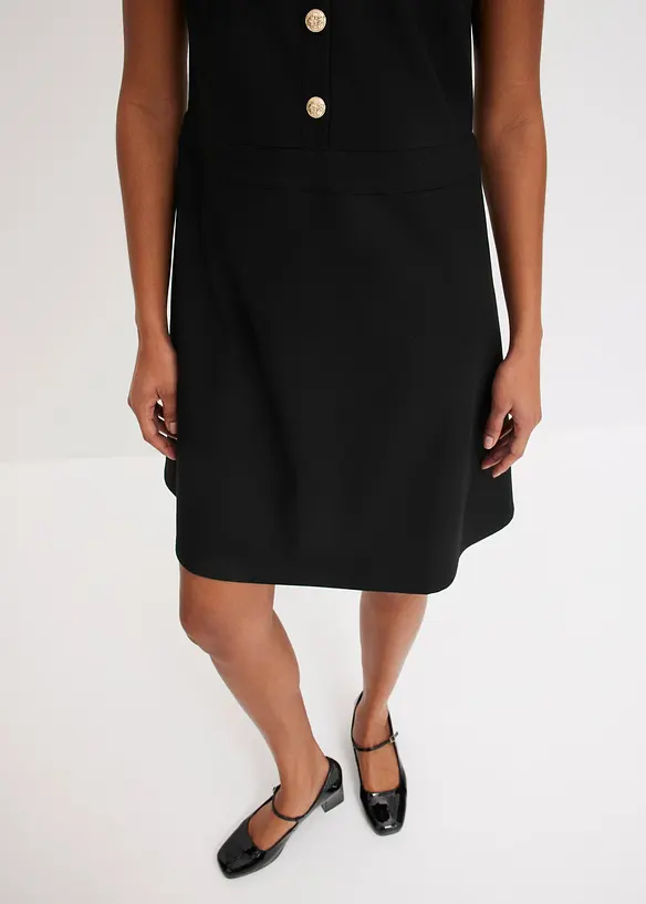 Mini jurk met licht uitlopende rok, bonprix