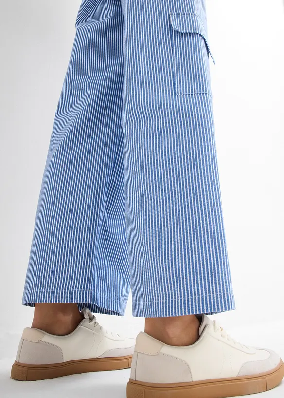 Cargo broek met bequé tailleband, bonprix