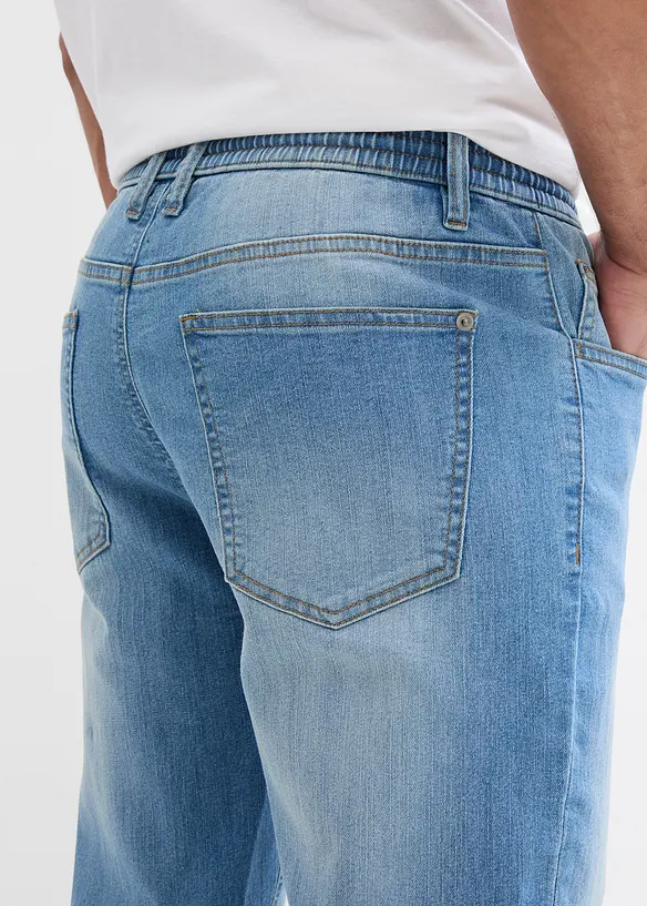 Lichte regular fit stretch jeans, straight (set van 2), bonprix