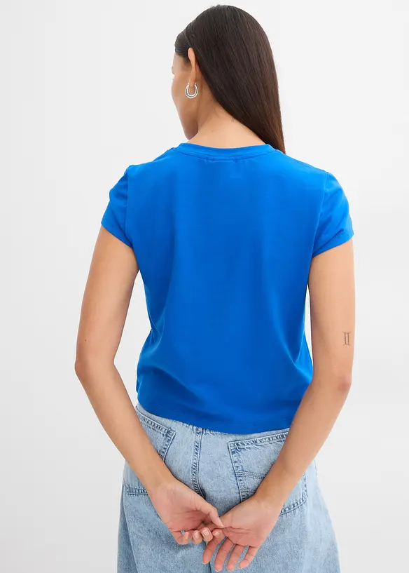 Kort T-shirt met print, bonprix