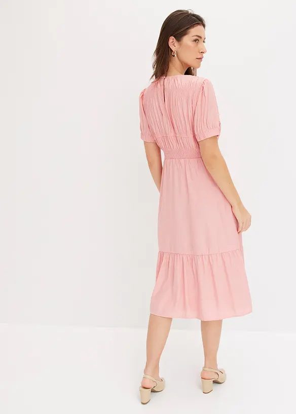 Midi jurk van zachte viscose-mix, bonprix