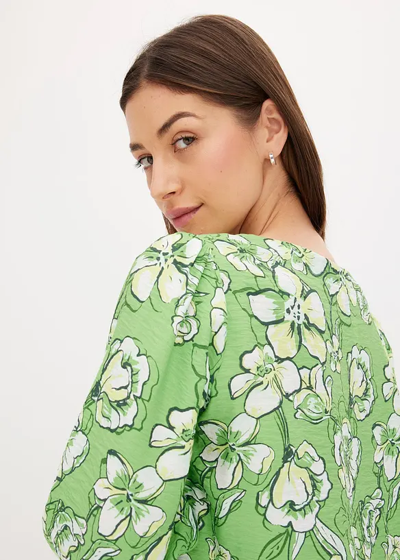 Blouse van fijne viscosemix, bonprix