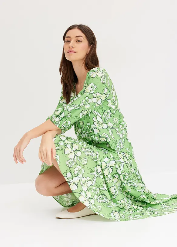 Blouse van fijne viscosemix, bonprix