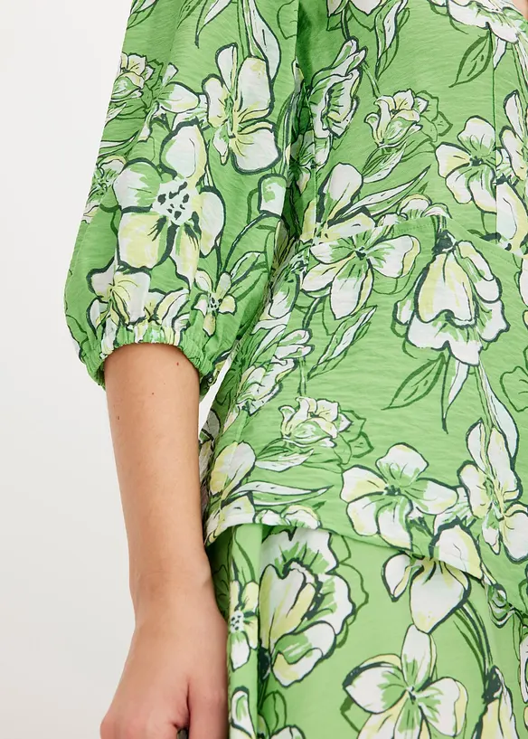 Blouse van fijne viscosemix, bonprix