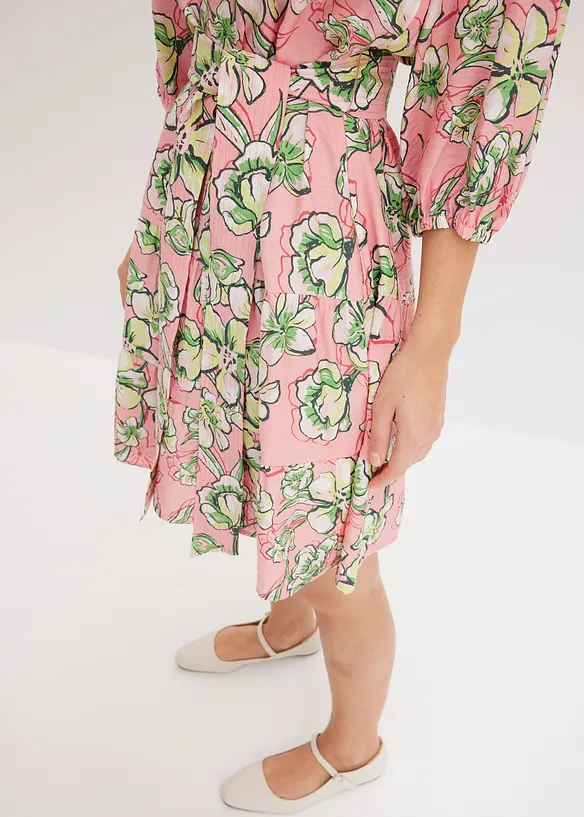 Mini jurk van zachte viscosemix, bonprix