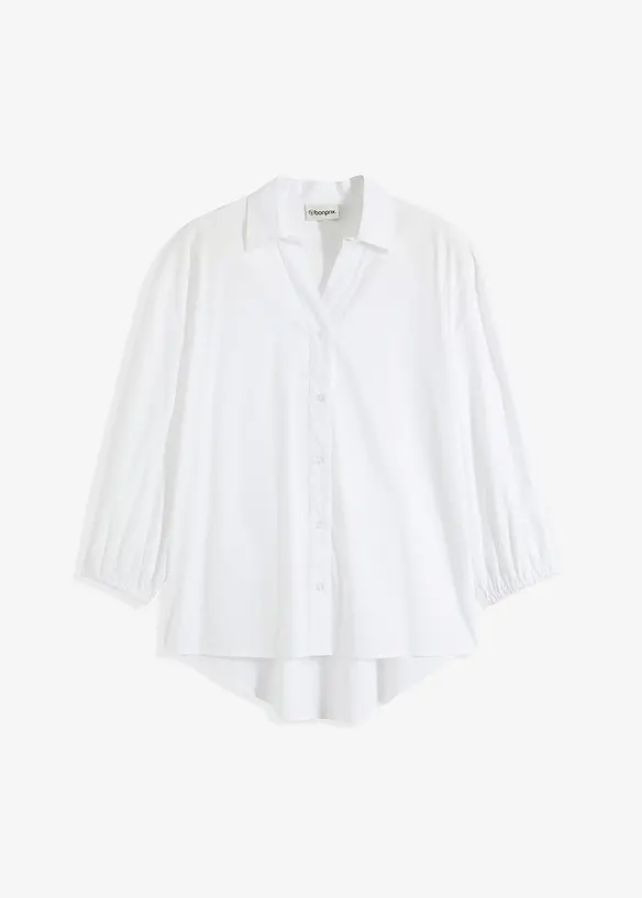 High-low blouse met ballonmouwen, bonprix